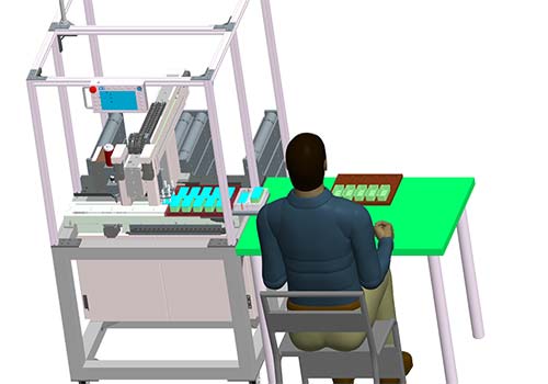 舵機組裝人機協(xié)作自動化生產(chǎn)線